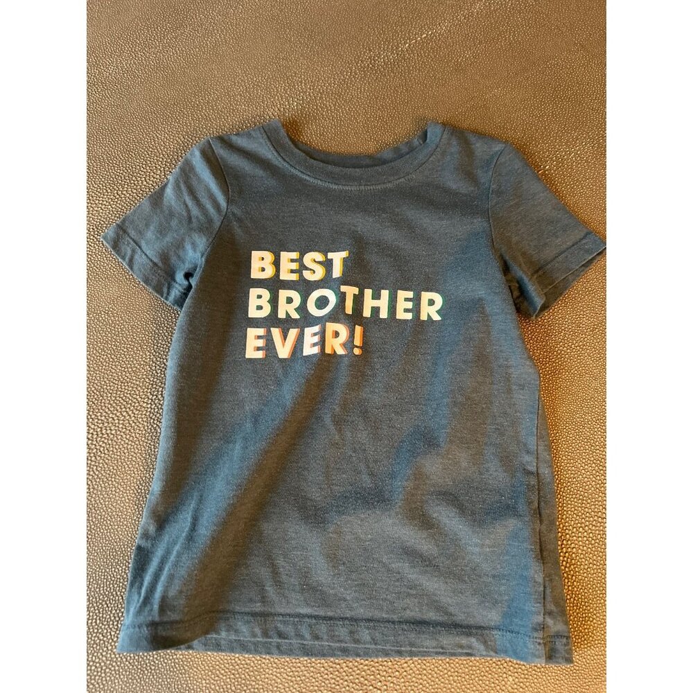 Cat & Jack Best Brother Ever Tee 2T EUC